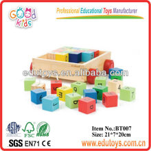 Новые детские игрушки 2013 года - Блоки алфавита из бамбука